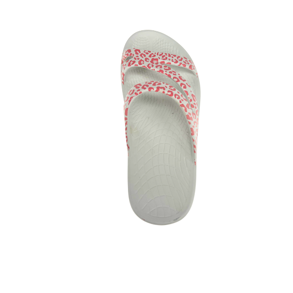 Sovella Active Recovery Sandals Women's PF Slide Pink/Leopard - Glamourous Grace