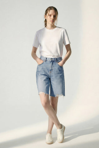 Coastal Breeze 90's Bermuda Shorts HJ807 - Glamourous Grace