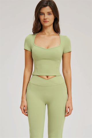 The Sizzle T-shirt Flared Leggings 2-Piece Set