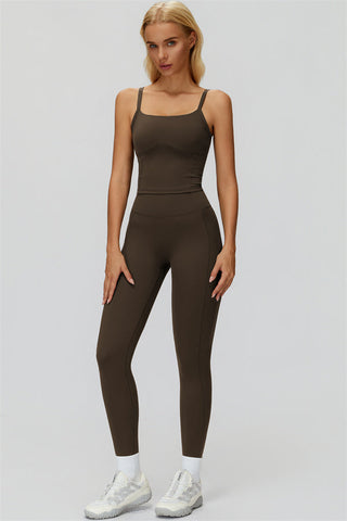 The Fyra Crop Tank Leggings 2-Piece Set