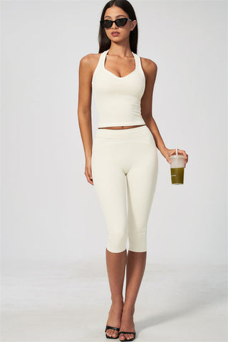 The Amara Tank Top Capri Leggings 2-Piece Set