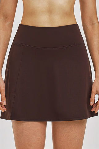 The Seraphine Layered V Sports Bra Skirt 2-Piece Set