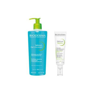 Bioderma Acne and Blackhead Treatment Set - Balance Sebum, Reduce Acne & Blackheads - Glamourous Grace