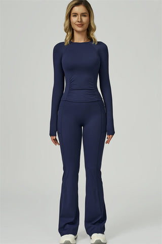 The FlexFit Active Top Flared Leggings 2-Piece Set