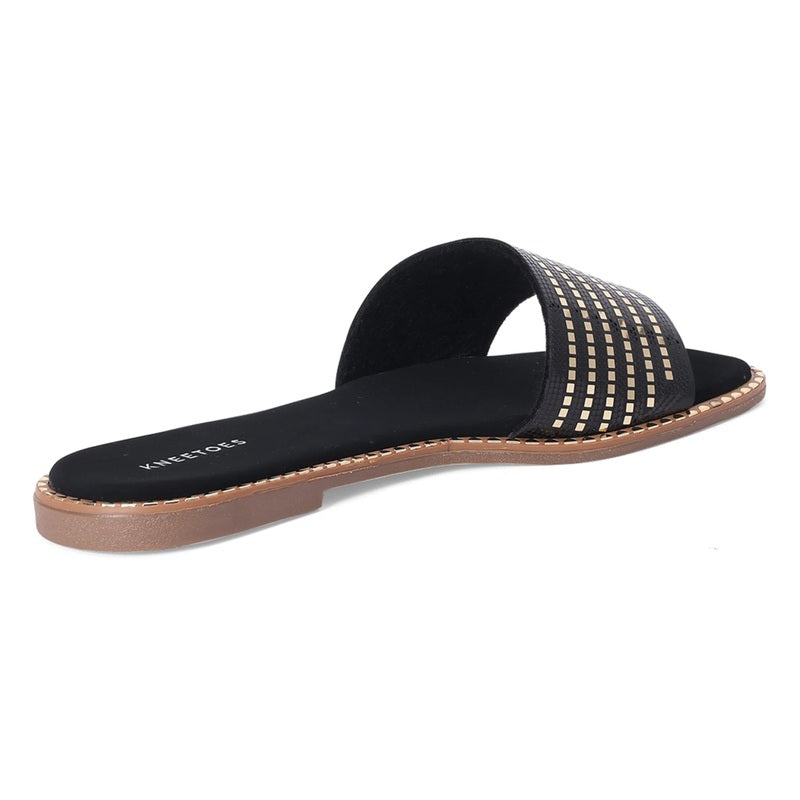 Lunelle – Black Slip-Ons - Glamourous Grace