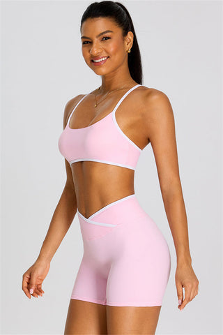The Dwell Sports Bra Shorts 2-Piece Set