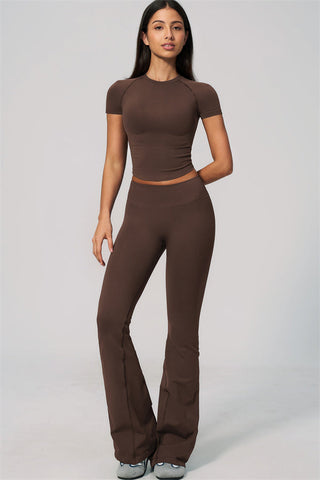 The Velvetine Flared Leggings