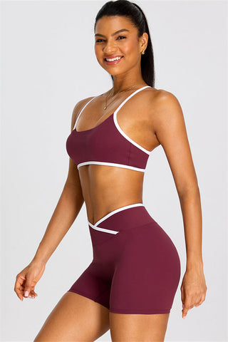 The Dwell Sports Bra Shorts 2-Piece Set