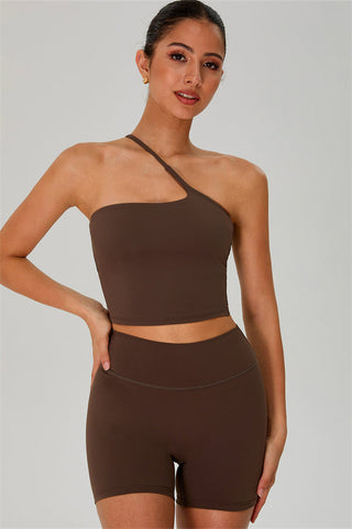 The Jewel One-Shoulder Crop Top
