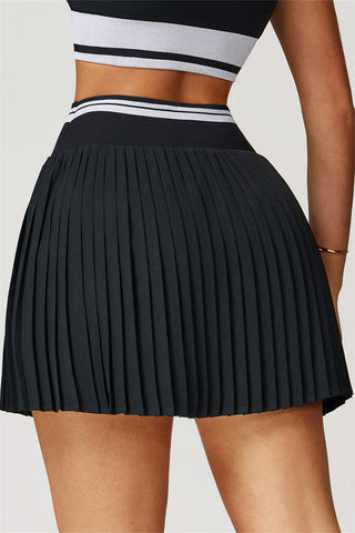 The Elan Crop Top Tennis Skirt 2-Piece Set