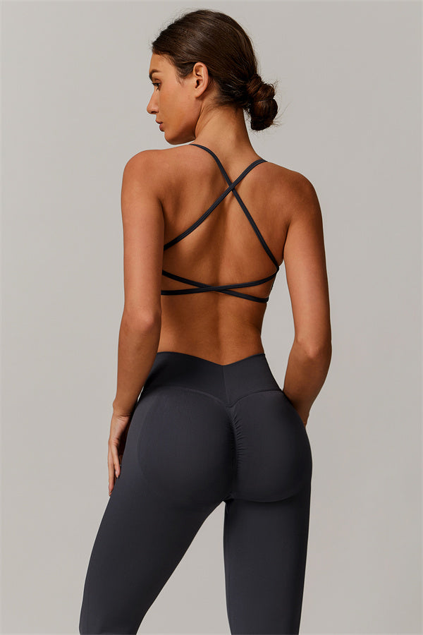 The Nova Luxe Sports Bra Leggings 2-Piece Set - Glamourous Grace