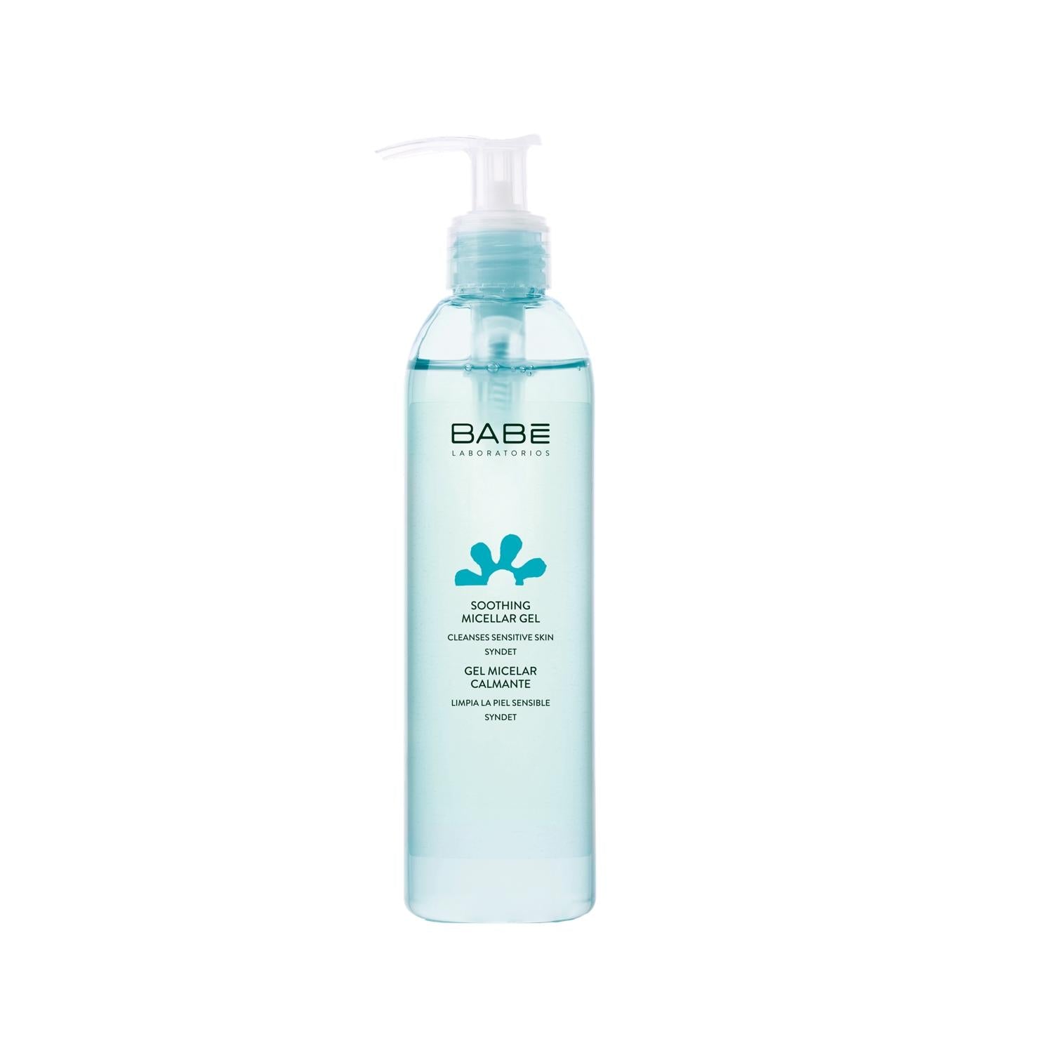 Babe Micellar Cleansing Gel (240ml) - Gentle Makeup Remover & Sensitive Skin Face Wash - No Rinse, Purifying, & Hydrating - Glamourous Grace