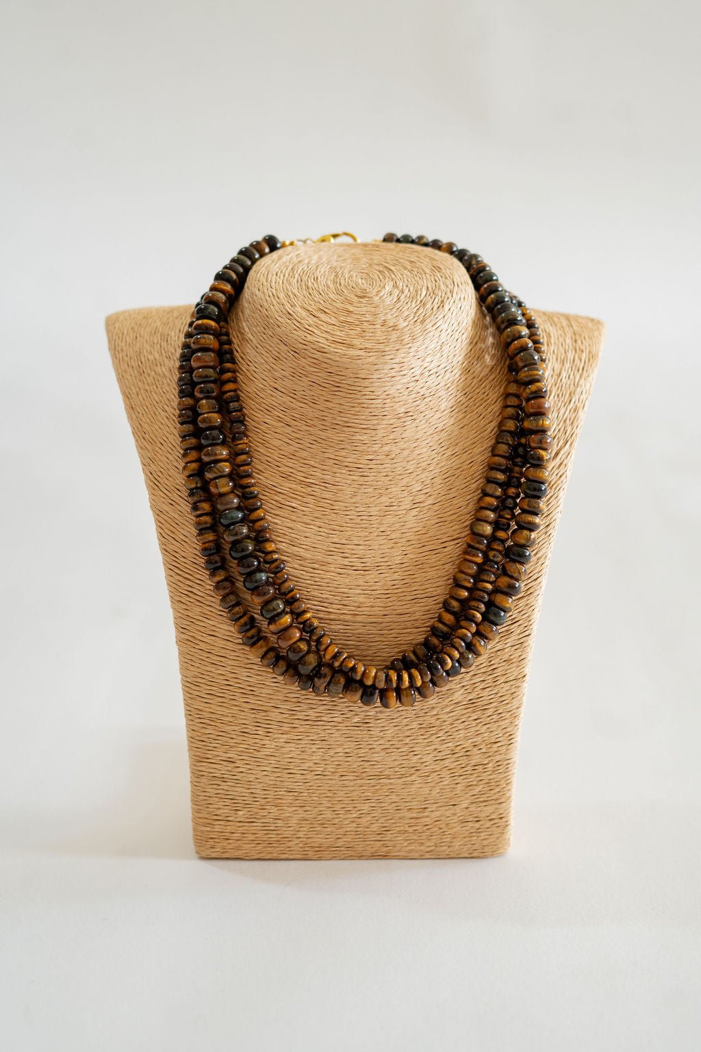 3 Stack Tiger Eye Necklace - Glamourous Grace