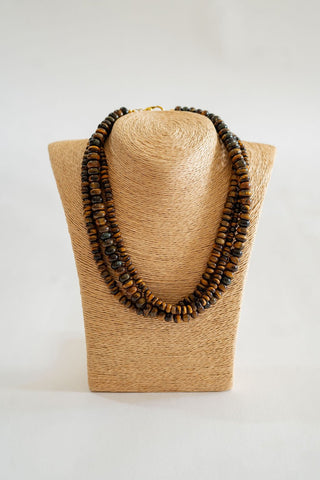 3 Stack Tiger Eye Necklace - Glamourous Grace