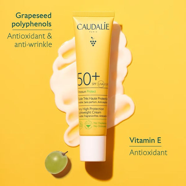 Caudalie Vinosun Protect Very High Protection SPF50+ Cream