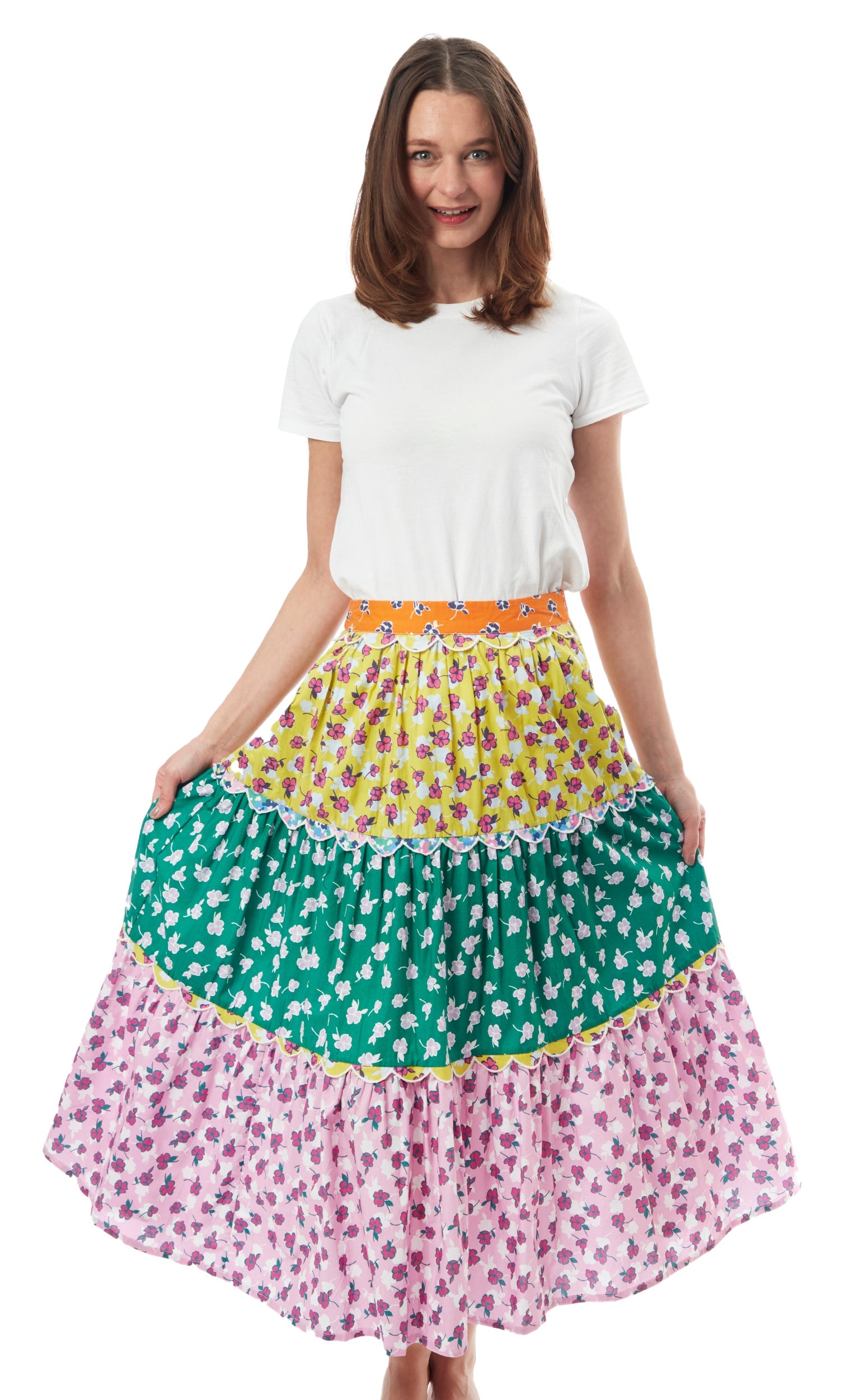 Woodstock Skirt With Embroidery - Glamourous Grace