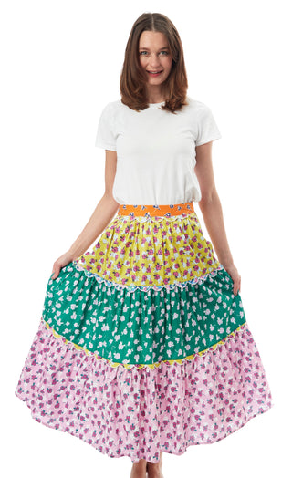 Woodstock Skirt With Embroidery - Glamourous Grace