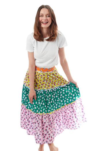 Woodstock Skirt With Embroidery - Glamourous Grace