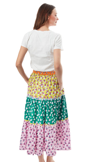 Woodstock Skirt With Embroidery - Glamourous Grace