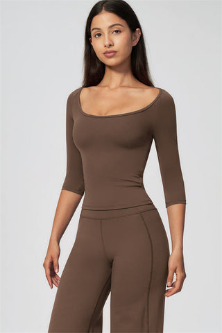 The RiseFit Half-Sleeve T-Shirt Straight Leg Pants 2-Piece Set