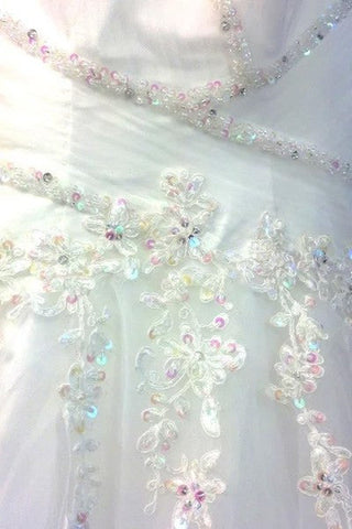 CLEARANCE - Juliet 301 Poofy Quinceanera Tulle Dress A-Line Strapless Beading