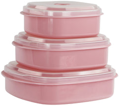 6pcMicrowave Cookware & Storage Set, PInk