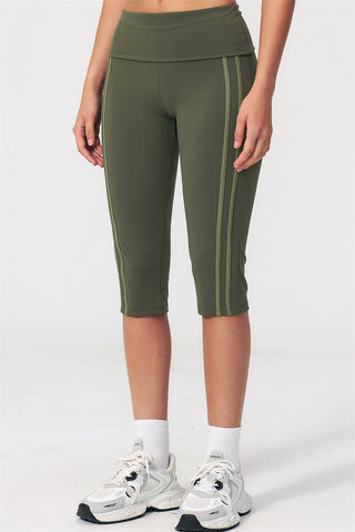 The Evoke Racerback Sports Bra Capri Leggings 2-Piece Set
