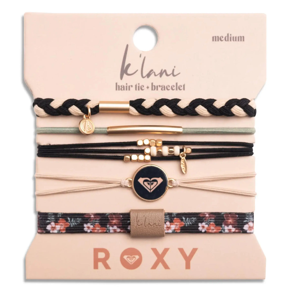 K'lani x Roxy Coastal Drift Hair Tie Bracelet - Glamourous Grace