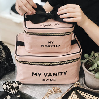 My Makeup Cosmetic Box – Pink/Blush - Glamourous Grace