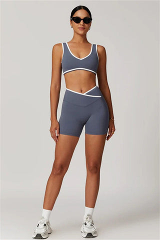 The Stamina Sports Bra Shorts 2-Piece Set