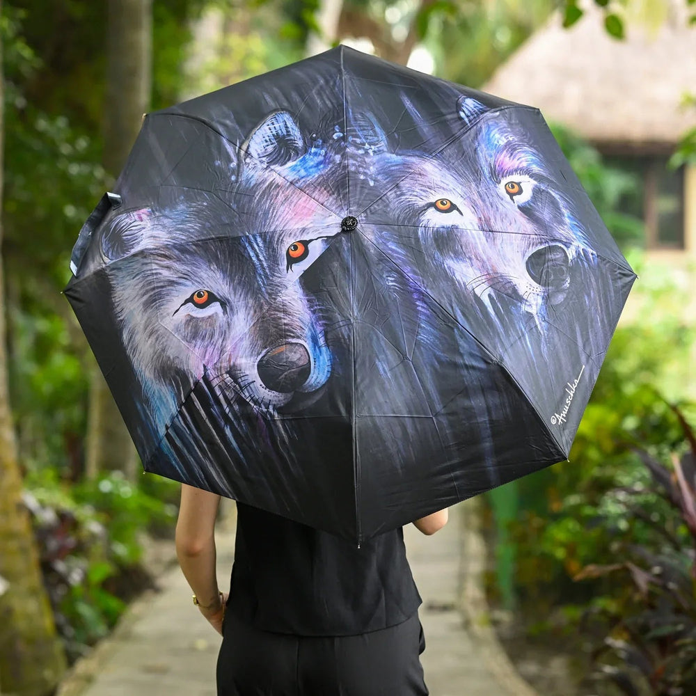 Auto Open/ Close Printed Umbrella - 3100 - Glamourous Grace