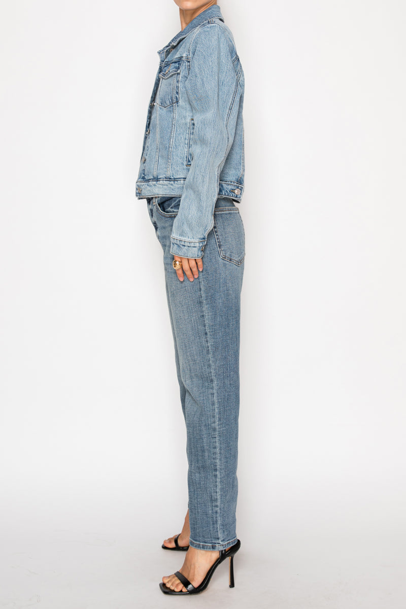 Michelle Classic Denim Jacket - Glamourous Grace