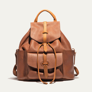 Rainier Leather Backpack - Glamourous Grace