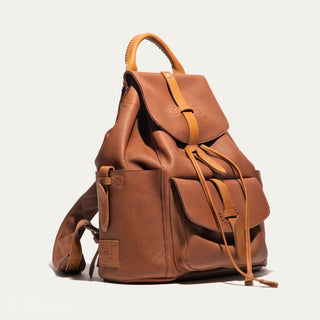 Rainier Leather Backpack - Glamourous Grace