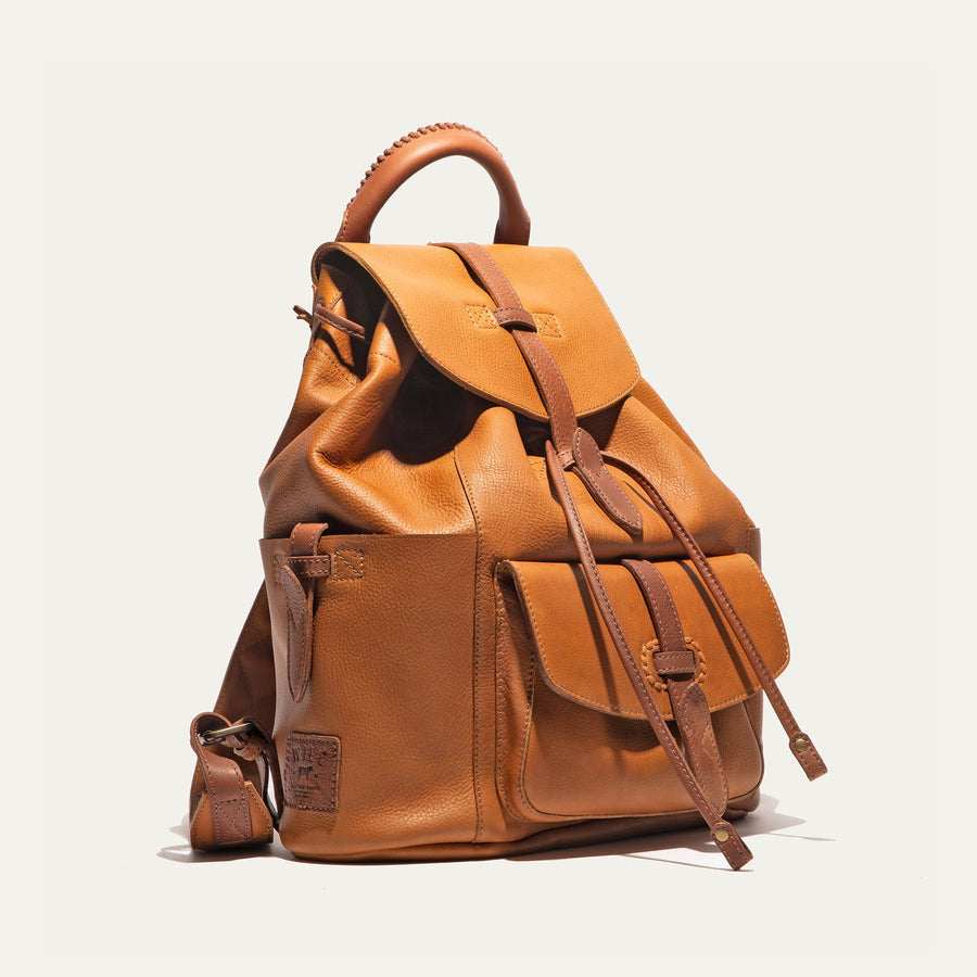 Rainier Leather Backpack - Glamourous Grace