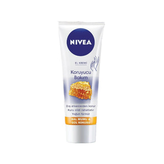 Nivea Body Care Cream with Beeswax & Rose Fragrance - Moisturizing, Nourishing Body Cream - Glamourous Grace