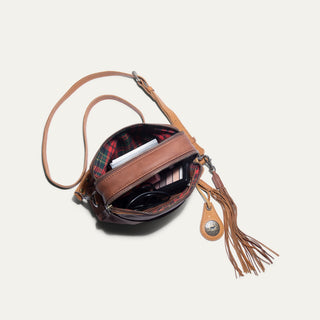 Everyday Double Zip Leather Crossbody - Glamourous Grace