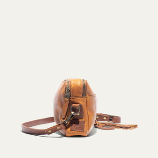 Everyday Double Zip Leather Crossbody - Glamourous Grace