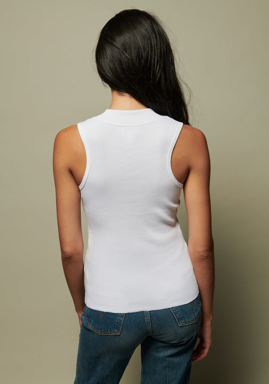 Nation LTD Joan Sleeveless Mock Neck - Glamourous Grace