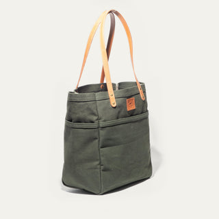 Waxed Canvas Work Tote - Glamourous Grace
