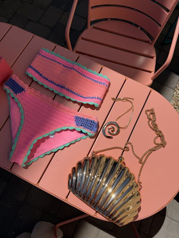 Shell Clutch Gold - Glamourous Grace