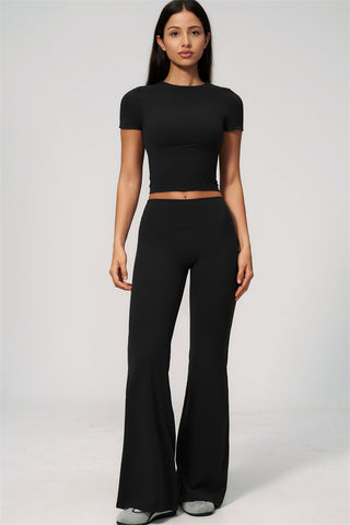 The Zura T-shirt Flared Leggings 2-Piece Set