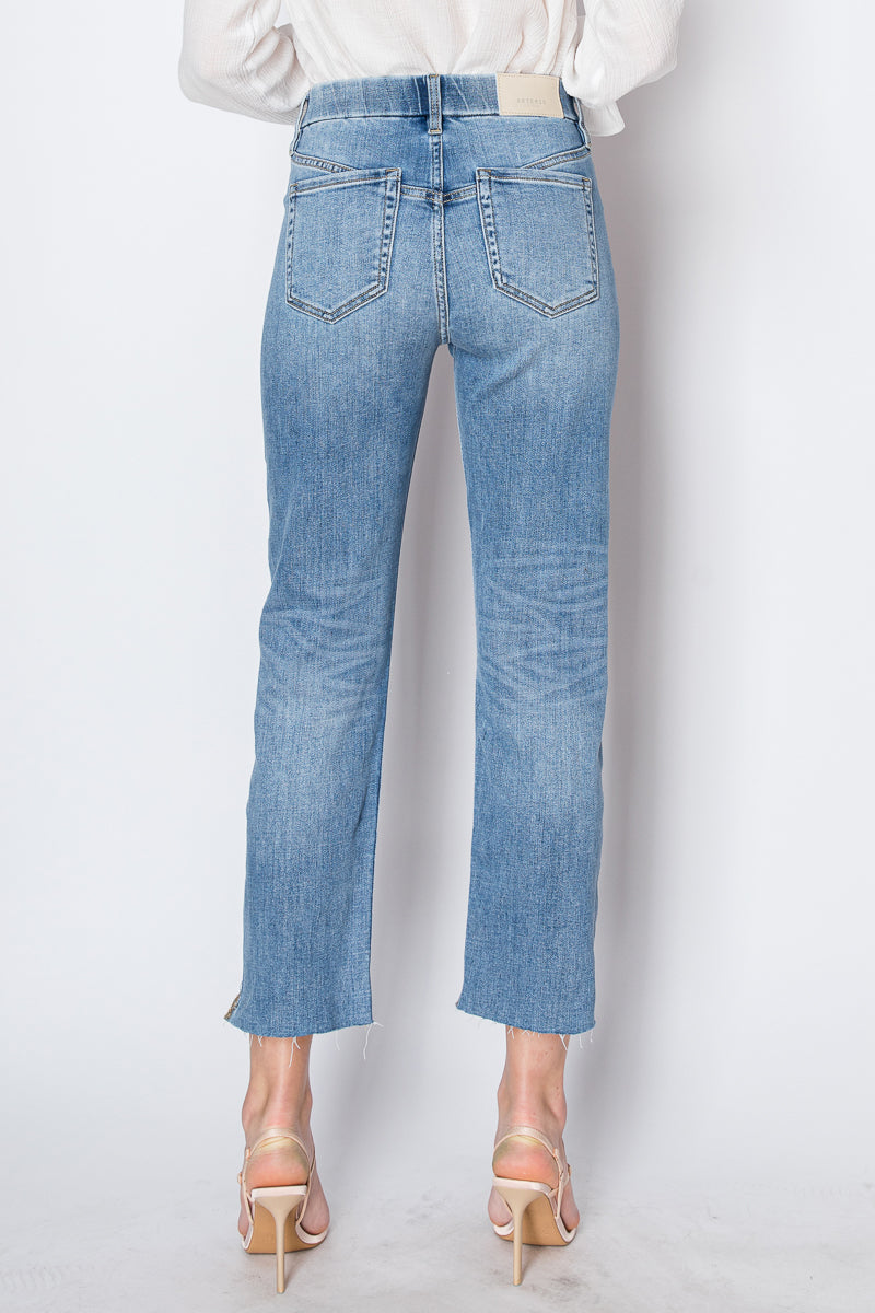 Cecilia Tummy Control High Rise Slim Straight Jeans - Glamourous Grace