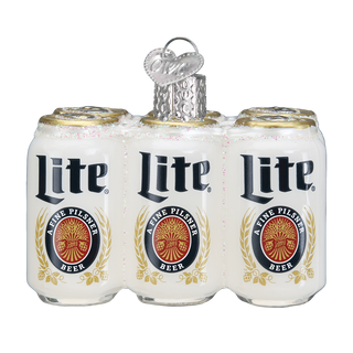 Miller Lite Six Pack Ornament