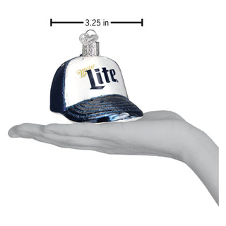 Miller Lite Baseball Cap Ornament