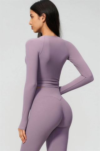 The Lox Long Sleeve Crop top Leggings 2-Piece Set