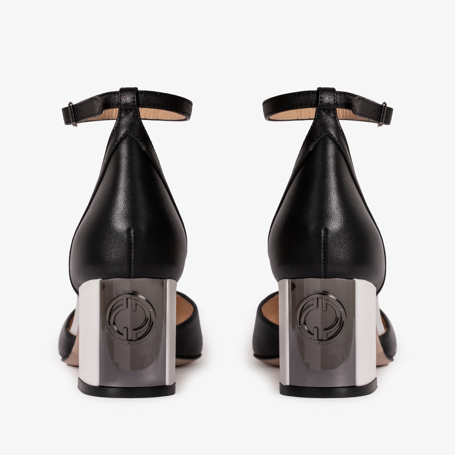 The Noella Black Leather Women Sandal - Glamourous Grace