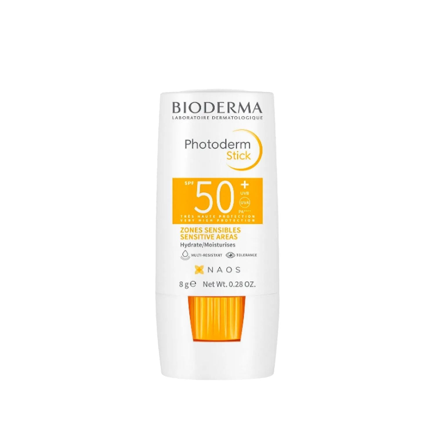 Bioderma Photoderm Stick SPF50+ Sunscreen for Sensitive Skin - Compact, Dermatologically Tested, 8g - Glamourous Grace