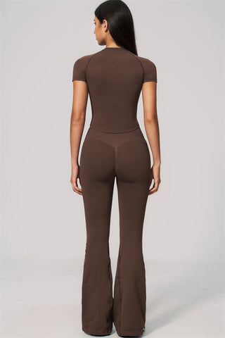 The Velvetine T-shirt Flared Leggings 2-Piece Set