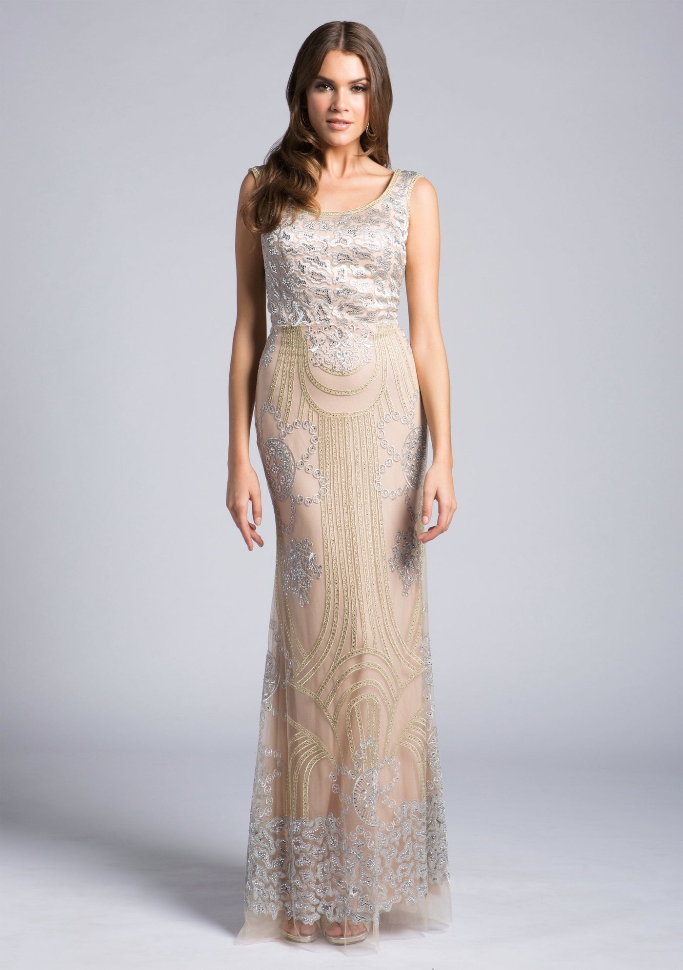 Lara 33622 - Lace Beaded Gown OUTLET - Glamourous Grace